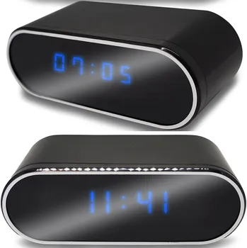 Hodiny HODINY S UKRYTOU MINI KAMEROU ŠPIONÁŽNÍ WiFi BUDÍK FULL HD USB