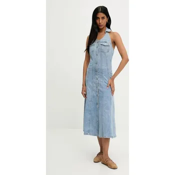 Dámské šaty Džínové šaty Answear.LAB N2636.hak modrá 55J, vel. L