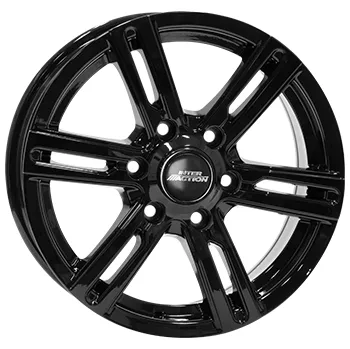 Alu kolo Alu kola INTER ACTION KARGIN 6, 16x7 6x130 ET50, černá lesklá (zátěžová)
