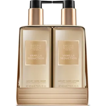 Kosmetická sada Baylis & Harding Vanilla Seduction – dárková sada na ruce, 2×400 ml