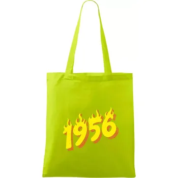 Narozeniny v ohni 1956 - Taška bavlněná - 42 x 38 cm ( Limetková )