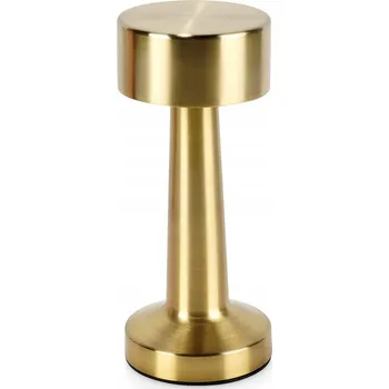 Lampička Stolní lampička zlatá 21 LED 21 cm