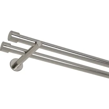 Garnýž URBÁNEK Garnýže kovové OP pr.19 mm DUO nerez Válec - 160 cm, ne