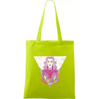 Pride múza - Taška bavlněná - 42 x 38 cm ( Limetková )