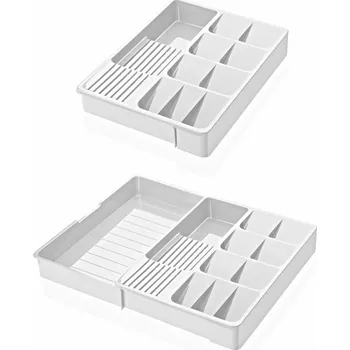 Příborník do zásuvky Plastový příborník Cultery bílý