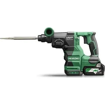 Pneumatické kladivo HIKOKI 36 V bezuhlíkové 3,2 J akumulátorové vrtací a sekací kladivo (SDS-plus) se 3 pracovními režimy pro vrtání do betonu až do Ø 28 mm DH3628DAWVZ