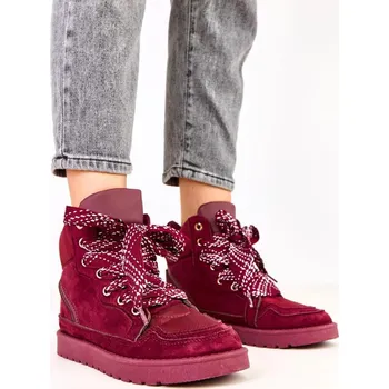 Dámská zimní obuv Sportovní zimní obuv C2077 bordó -Solea 40