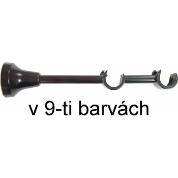 URBÁNEK Garnýže - držák pr.16 mm otevřený duo - Zlatá antik