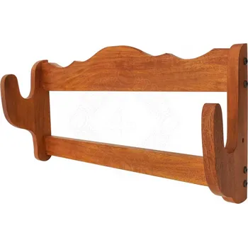 Příslušenství pro sportovní střelbu Nástěnný dřevěný držák na pušku