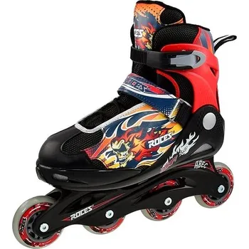 Kolečkové brusle Roces Compy 5.0 Boy, černo-červené vel. 38-41 EU / 245-260 mm