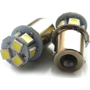 Povinná bezpečnostní výbava Rabel BA15S 8 smd 5050 P21W 1156 bílá