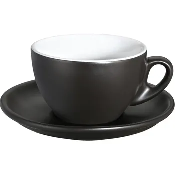 Cilio ROMA Espresso šálek s podšálkem 100 ml černý