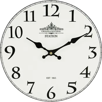 Hodiny Nástěnné hodiny Grand Central Station 30 cm, MDF
