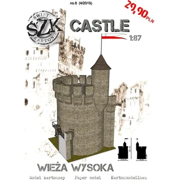 Plastikový model Vysoká kulatá věž