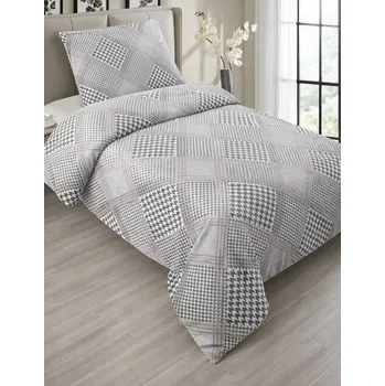 Povlečení 2P SERVIS Ložní povlečení Manon 140x200/90x70 cm Mikroplyš 100% Polyester