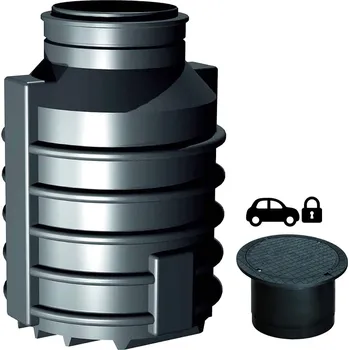 GeraTec Samonosná vodoměrná šachta 1580 s pojezdovým poklopem