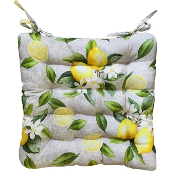 Podsedák Podsedák na židle Amalfi 40x40 cm, citron