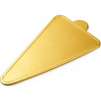 Cake star Podložka pod minidezerty zlatá trojúhelník 11,8 x 7,8 cm