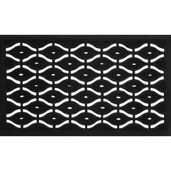 Gumová rohožka Eye Mat 45x75 cm, řady očí