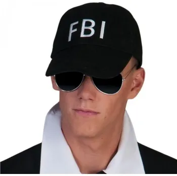 Karnevalový doplněk Čepice FBI - dospělá