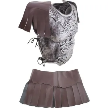 Karnevalový doplněk Římské brnění se suknicí - dospělé