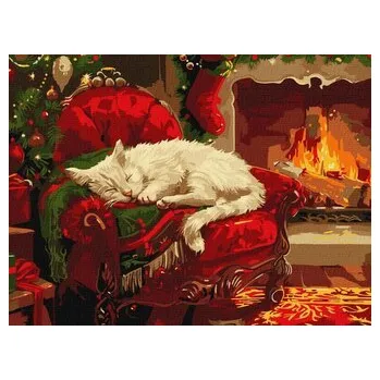 Set školních potřeb Malowanie po numerach - Świąteczna przytulność (pl, 2000, Ideyka)