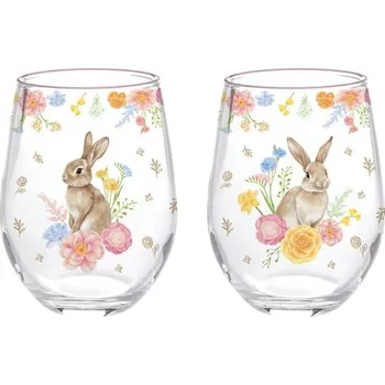 Sklenice Velikonoční sada sklenic na vodu 2ks Tres Jolie 0,5l, Easy Life