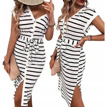 Dámské šaty D-look šaty na běžné nošení, klasické midi, velikost S