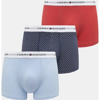 Boxerky Tommy Hilfiger 3-pack UM0UM02768 červená 33X, vel. S