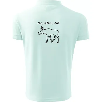 Pánská košile Go, Emil, go (Moňas) - Polokošile pánská Pique Polo 203 - 5XL ( Frost )