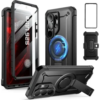 Náhradní kryt pro mobilní telefon Obal Supcase Unicorn Beetle Beetle Pro Mag Magsafe 2-Set Samsung Galaxy S26 Ultra Black
