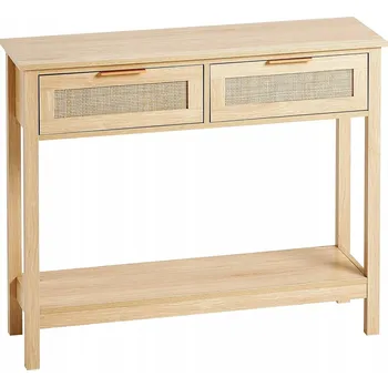 Konferenční stolek Konzolový Stolek Vevor – přírodní odstíny hnědé 100 x 74,5 x 30 cm