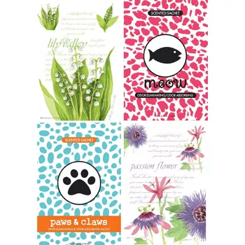 Vůně do bytu WillowBrook, Anglie Vonné sáčky Mix vůní 4 ks - 115 ml Barva: jako na obrázku, Velikost: 18x12