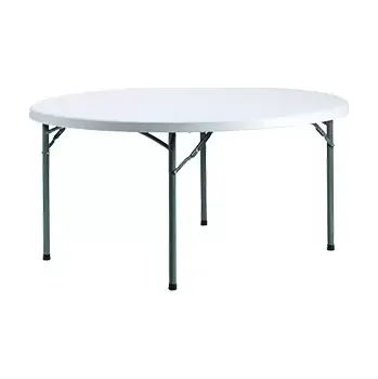 Zahradní stůl Barva: Bílá Základna: kovový profil, práškově lakovaný (10-12 osob, skládací v krabici) Vybraná velikost: Fi180cm Záruka: 2 roky&amp;nbsp;