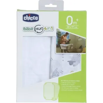 Prostěradlo Prostěradlo Chicco Baby Hug 4v1 2ks. Šedá ovečka
