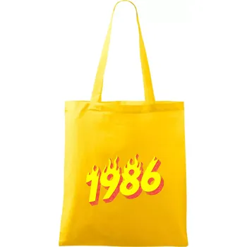 Narozeniny v ohni 1986 - Taška bavlněná - 42 x 38 cm ( Žlutá )