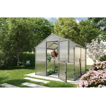 Skleník Zahradní skleník KGT Iris II 2,2 x 2,3 m, antracit/šedá