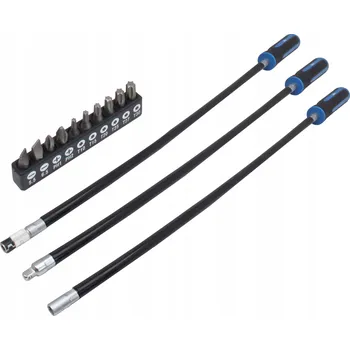 Šroubovák FLEXIBILNÍ ŠROUBOVÁKY S BITY 60CM FLEXIBILNÍ ŠROUBOVÁK 13 DÍLŮ DLOUHÝ TORX ŠROUBOVÁK