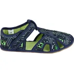 Ef barefoot papučky 386 Green craft - otevřené 26