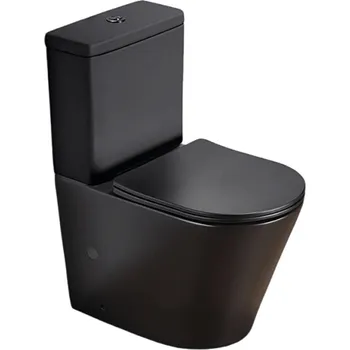 Swiss aqua technologies WC kombi komplet SAT Infinitio černá matná mat vario odpad SATINF031VPSNBKM