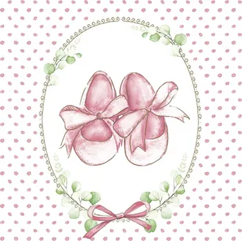 Papírový kapesník Pol-Mak Ubrousky MAKI L (20ks) Baby Slippers Pink 545559