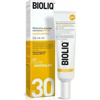 Opalování Emulze na obličej s UV ochranou Bioliq Minerální filtr 30 SPF pro denní použití 30 ml