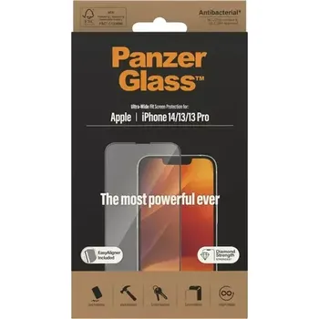PanzerGlass Tvrzené sklo UWF AB s aplikátorem pro Apple iPhone 14/13 Pro/13 černá (2783)