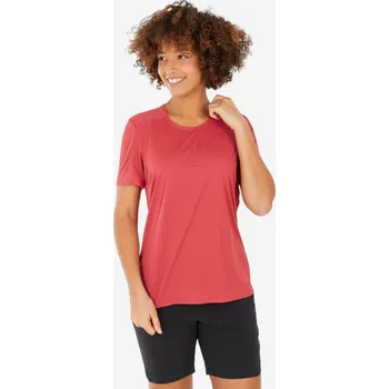 QUECHUA Dámské turistické tričko MH 500 M RŮŽOVÁ|ČERVENÁ