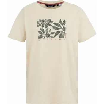 Chlapecké tričko Dámské triko Regatta Filandra IX Velikost: XXL / Barva: béžová/zelená