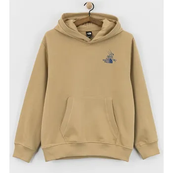 Pánská móda The North Face Mountain Celebration Relaxed HD (khaki stone) XL, hnědá