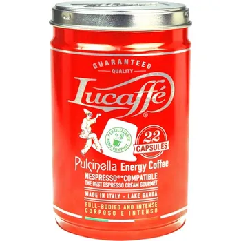 Kapsle do Nespresso Lucaffe Pulcinella, kapsle s nulovým dopadem na životní prostředí, 22 ks