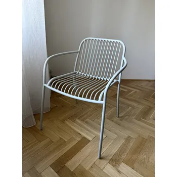 Křeslo Blomus YUA WIRE zahradní křeslo světle šedá