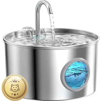 fontána pro kočku Petwant PWS-165 2,2 l nerez