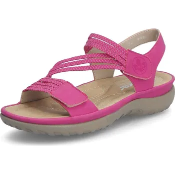 Dámská móda Dámské sandály RIEKER 64870-31 růžová S6 40